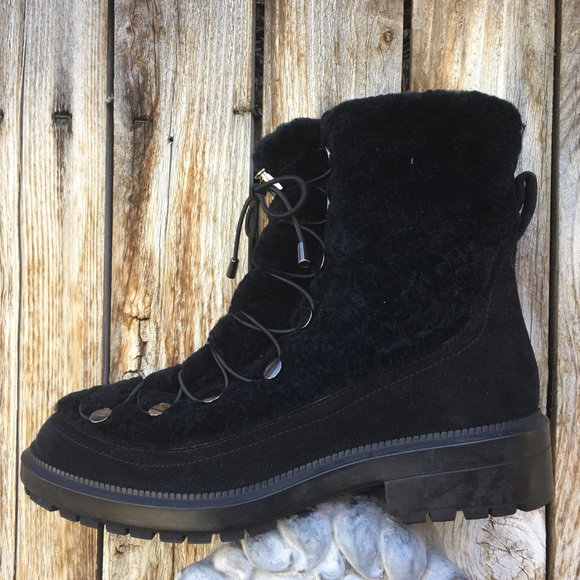 aquatalia lorena shearling boots